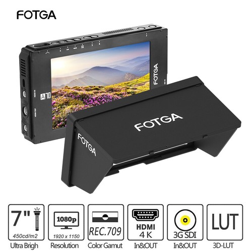 Monitor videocamera hdmi fotga - monitor,